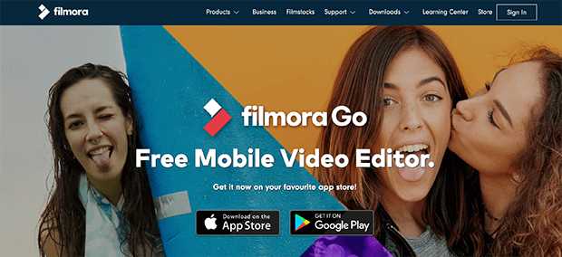 видеоредактор для Инстаграм FilmoraGO