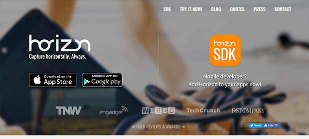 видеоредактор для Инстаграм Horizon