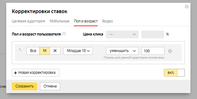 ЦА сайта
